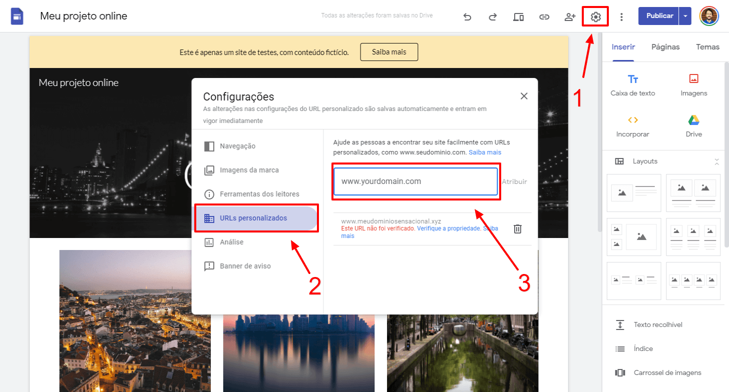 COMO USAR GOOGLE SITES visual data 7